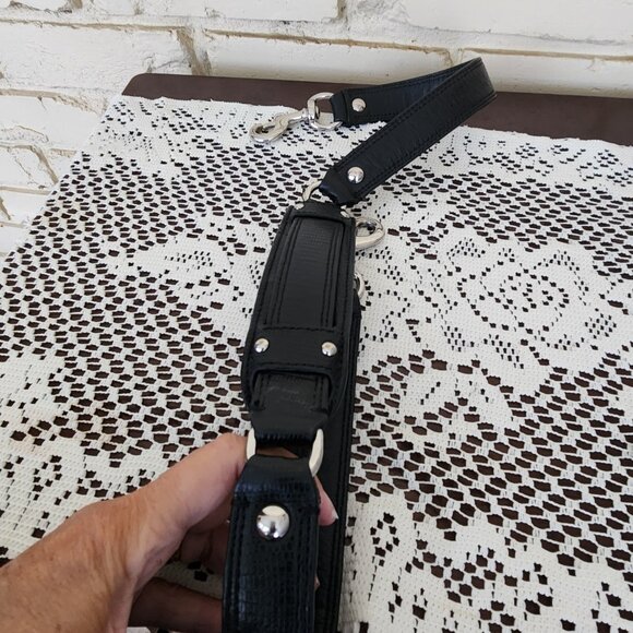 Euc Coach Ashely Black Siaffiano Leather Handbag Purse - Picture 10 of 14